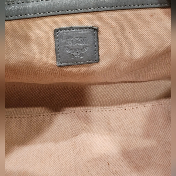 MCM Boston Bag - White And Black - Picture 8 of 12